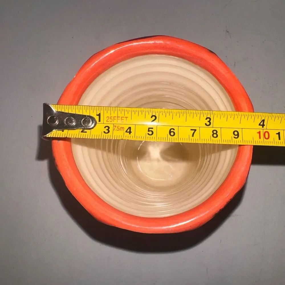 Michael Kifer? Studio Art Pottery Vase & Bowl Signed Abstract Modern Pair Folk